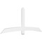 Ekena Millwork Bellingham Architectural Grade PVC Gable Bracket, 96"W x 40"H x 2"D x 6"F, 10/12 Pitch GBP096X40X0206BEL00 - alternate 1